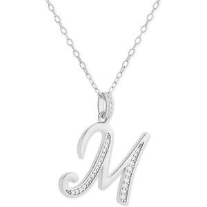 Holiday Lane Cubic Zirconia Infinity Pendant Necklace in Sterling Silver